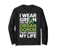 Wear Green Organ Transplant Recipient Long Sleeve T-Shirt