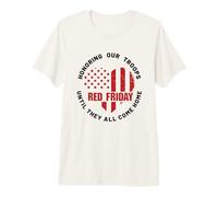 Wear Red on Friday - Honoring Our Troops Military Support Premium T-Shirt