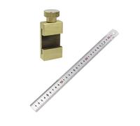 Wear Resistant Brass Limit Stop Block Clamp Positioning Aid Enhancing Stability for Engineering Measurement Instrument Resistant Brass Positioning Block