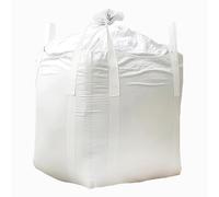 Wear-Resistant Container Bags, Woven Bag Soft Pallet, 1 Ton Load, Top Sealable Hanging Lifting Net for Construction Materials Loading and Unloading