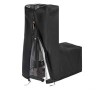 Wear Resistant Elliptical Machine Protective Cover Made of 420D Oxford Material, Easy to Carry (87 * 51 * 153cm Black)