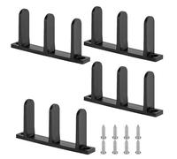 Wear Resistant Floor Guide Rails Cabinet Track Floor with Screws Seamless Side Wall Integration Space Saving Wall Cabinet Door