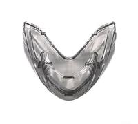 Wear-Resistant Headlight Shield MIO i 125(black) | for premium white ABS plastic, stylish design, enhances bike aesthetics, protects headlight glass