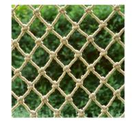 Wear-resistant Hemp Netting, Jute Rope Net, Garden Fence Outdoor Decorative Bird, Kids Climbing(6mm*15cm,3X7m (9.84X22.96ft))