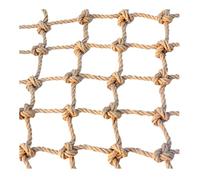 Wear-resistant Hemp Netting, Jute Rope Net, Garden Fence Outdoor Decorative Bird, Kids Climbing(6mm*15cm,3X7m (9.84X22.96ft))