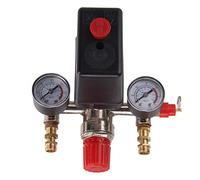 Wear-Resistant Pressure Switch Air Valve Intake Manifold Compressor Control Regulator Gauge Set with Easy Operation and Real- Display