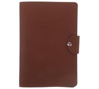 Wear-resistant Pu Leather Golf Scorecard Holder with Multifunction Utility and Stylish Look, Portable Outdoor Golf Notebook for Golfers and Men