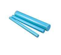 Wear Resistant PU Solid Rod Red Black Color High Elasticity Polyurethane Bar 500mm For Sealing And Buffering
