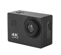 Wearable Action Camera, 4K HD Rain Proof Action Camera, 170° Wide Angle View Anti Shake Cycling Helmet Camera with Handlebar, for Mountain Outdoor Sports