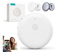 Wearable AI Language Translator Device (White) | Clip & lanyard, AI supports 100+ languages, real-time 2-way translation, high accuracy, for students, immigrants & travelers