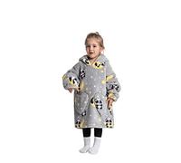 Wearable Blanket Hoodie for Kids Toddlers Super Warm Cozy Oversized Hooded Blanket Sweatshirt with Pocket for Little Girls Boys