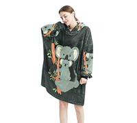 Wearable Blanket Hoodie,Oversized Hooded for Women,Comfy Sweatshirt Cute Koala