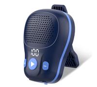 Wearable Bluetooth Speaker, Clip-on Bluetooth 5.4 Portable Speaker Built-in Mics for Hands-Free Music and Calls, Waterproof Outdoor Mini Speakers, 18H Playtime, For Working, Hiking, Running, Blue