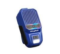 Wearable Bluetooth Speaker, Clip-On Portable Speaker with Built-in Mics Hands-Free Music and Calls for Hiking/Biking, Portable Bluetooth Speakers with LED Light, 15H Battery Life Speakers(Blue)