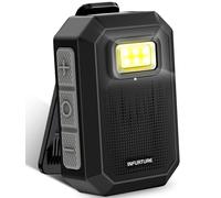 Wearable Bluetooth Speaker IP67 Waterproof Clip on Speaker with RGB, Shower Speake Built-in HD Mic/Hands-Free/Music/Calls, Mini Speake for Outdoor Workers/Runners/Dog Walkers/Bathing-Men's Gifts