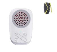 Wearable Bluetooth Speakers,IPX5 Waterproof,Clip-On Wireless Portable Small Personal Speaker Up to 10 Hours Battery Life, Built-in Mic for Hands-Free Music/Calls For Home Outdoor Travel (White)