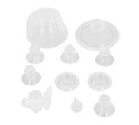 Wearable Breast Pump Flange Inserts 13mm 15mm 17mm 19mm 21mm, Silicone Flange Liners for S9 S10 S12 Breast Pumps, Soft Skin - Friendly Replacement Kit with Duckbill Valves and