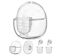 Wearable Breast Pump Parts Include Duckbill Valve, Silicone Diaphragm, 24mm Flange, Milk Collector Cup Compatible with Lansinoh Discreet Duo, NCVI, Mammanuwa, Nuliie S32 Breast Pump