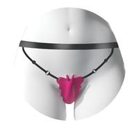 Wearable Butterfly Vibrator, 9 Vibration Modes for Clitoral Stimulation, Flexible and Discreet Design for Women and Couples (Red)
