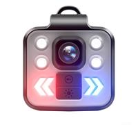 Wearable Camera 1080P with Flashlight for Night Walk(Black)