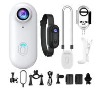 Wearable Camera, Action Cam, Vlogging Device, Compact Clip on Body Mount Lightweight Recording for Motorcycle, Cycling, Outdoor Travel Adventures, 2.54x1.1x0.79 Inches