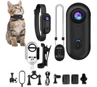 Wearable Camera Small Portable Waterproof Wearable | Personal Camera for Motorcycle Bike Cycling Riding Running Gym Hiking Outdoor Travel Vlogging Pet Outdoor Travel Hiking