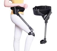 Wearable Exoskeleton for Walking, 3 Level Adjustable Bionic Exoskeleton Walking Assist, No Battery Motor Required Power Walking Aid for Long Hike Climb Steps(M, Right Leg)