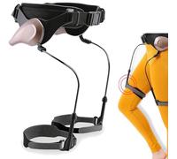 Wearable Exoskeleton Walking Device, Adjustable Waist and Leg Circumference Walking Assistance Devices with Weak/Medium/Strong Three-Speed for Climb Steps