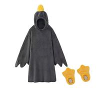 Wearable Goose Blanket Hoodie, Cozy Oversized Warm Duck Blanket Hooded, Funny Birthday Gifts for Women Adults Teen Girls (Black, M)