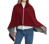 Wearable Heated Shawl Blanket for Women - 3 Level Safe Portable Soft Heating Shawl Wrap for Couch Bed Home | Dorm Offices Apartment, Electric Warming Wrap, Travel Blanket, Winter Comfort