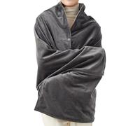 Wearable Heated Shawl - USB Rechargeable Blanket, Three Level Adjustable, Portable Heater Wrap, Lasting Winter Accessory | Reliable Warming Solution For Women, Men, Home, Sleeping, Car Travel, Camping
