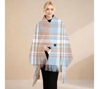 Wearable Heated Throw Blanket, Soft Electric Heated Blanket with Zipper, Fast Heating, Three Temp Settings for Adults