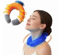 Wearable Hot Water Bottle with Soft Cover,Hot & Cold Therapy Pack for Neck and Shoulder,U-Shaped Hot Water Bottle Around Neck,Reusable Ice Pack for Pain Relief,Hands Free Design