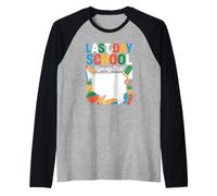 Wearable Memory Book Autograph Canvas for End of The Year Raglan Baseball Tee