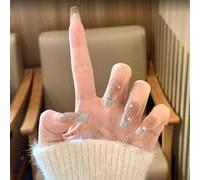 Wearable Nail Tips, Press On Nails, 10 Pieces, Multiple Styles, Cat Eye, French, Sweet, Simple, Removable, XS/S/M Sizes