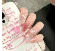 Wearable Nail Tips, Press On Nails, 10 Pieces, Multiple Styles, Cat Eye, French, Sweet, Simple, Removable, XS/S/M Sizes