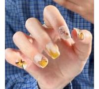 Wearable Nail Tips, Press On Nails, 10 Pieces, Multiple Styles, Cat Eye, French, Sweet, Simple, Removable, XS/S/M Sizes