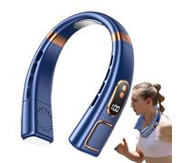 Wearable Neck Cooling Fan - Compact USB Charging Blower, Hands Free Air Circulation Accessory, Low Noise Personal Vent Device, Five Gear Wind Control System, Hiking Festival Camping Car Use