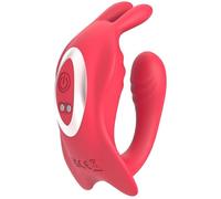 Wearable Panty Vibrator for Women, Dual Motor Vibrator with 9 Vibration Modes, Quiet Clitoral and G Spot Massager, Remote Control Couples Vibrator for Long Distance Interaction and Personal Wellness