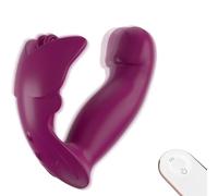 Wearable Panty Vibrator with Remote, Adult Women Sex Toys with 9 Vibrating Modes, Sex Toyscouples for Couples Women Soft and Quiet, Anal Toys G Spot Vibrator Adult SexToy (Purple)