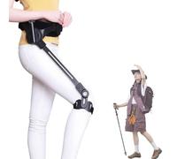 Wearable Power Walking Aid, Exoskeleton Assistance for Walking,3 Level Adjustable Strength,Exoskeleton Booster Equipment Legs Bionic for Elderly, Hiking, Travel & Daily Mobility Support,Right leg L