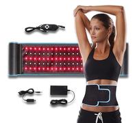 Wearable Red Light Therapy Belt with Near-Infrared Light - Flexible Pad for Targeted Pain Relief, Muscle Recovery & Soothing Joint Back Pain