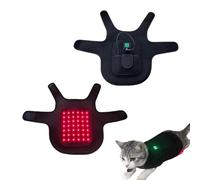 Wearable Red Light Wrap Pad for Pets - 660nm Red Light and 850nm Infrared Mat for Back, Abdomen, Adjustable Velcro Strap for Cats and Small Dogs