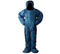 Wearable Sleeping Bag With Legs Adult Onesies Suit For Camping, Standing 3 Season Full Body Walking Thermal Winter Sleeping Wear For Travel Outdoor Hiking, Human Shaped, Zipper Design, L