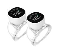 Wearable Smart Double Breast Pump, Portable Electric Breast Pump for Baby, 3 Modes & 9 Levels Quiet Breastfeeding - 2Pcs