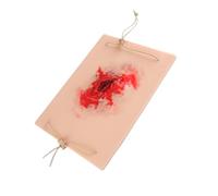 Wearable Trauma Wound Skin Module Reusable Trauma Skin Model for Emergencies Medicals Training and Medicals Education Trauma Skin Model Easy to Clean Wearable Trauma Simulation Module for Students