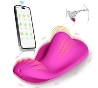Wearable Vibrator with Remote Couples Sex Toys, Mini Panty Vibrators with 9 Strong Vibrations & APP Control Long Distance Novelties, Female Sex Toys Sexual Pleasure Tools for Women Couple Kinky