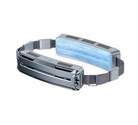 Wearable Waist Mounted PCM Cooling Fan, Portable Rapid Cool With Big Battery Hands Free Personal Cooler For Running Hiking Outdoor Workout Summer Heat Relief(B)