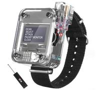 Wearable Watch for ESP8266 Development Board For DSTIKE Deauther Watch SE, Wearable WiFi Testing Device With 500Mah Battery And Acrylic Protection