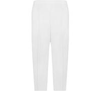 WearAll Ladies 3/4 Elasticated Trousers Womens Shorts Pants White 18